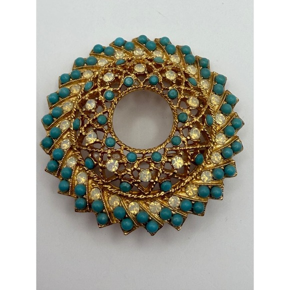 Sarah Cov Aquarius Brooch - Picture 2 of 6